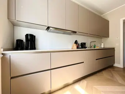 Küche/Küchenzeile in der Unterkunft Luxury Home / 3-Raum-Suite an der Frauenkirche / 2