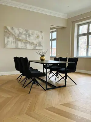 Ein Sitzbereich in der Unterkunft Luxury Home / 3-Raum-Suite an der Frauenkirche / 6