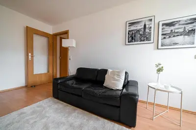 Ein Sitzbereich in der Unterkunft FullHouse - Chemnitz - W110 - SmartTV - 2 Bedrooms
