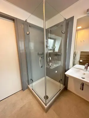Ein Badezimmer in der Unterkunft Appartment Düne 3