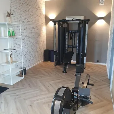 Das Fitnesscenter und/oder die Fitnesseinrichtungen in der Unterkunft Appartment Seeblick 4