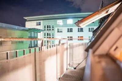 Das Gebäude in dem sich die Ferienwohnung befindet