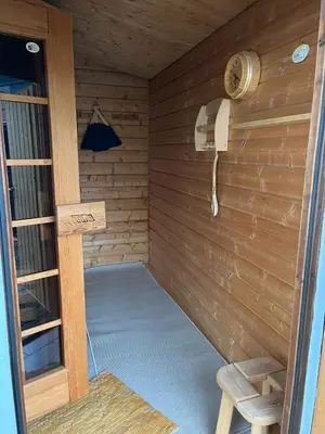 Ein Badezimmer in der Unterkunft Kleinod Dittmannsdorf