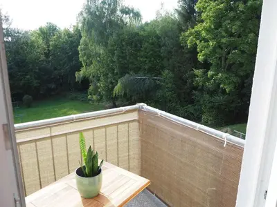 Ein Balkon oder eine Terrasse in der Unterkunft 3-Raum Wohnung in Chemnitz, ideal für Monteure
