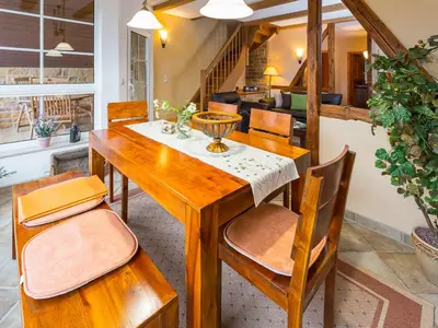 Ein Sitzbereich in der Unterkunft Appartement`s - HAUS KAROLA