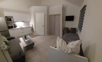 TV/Unterhaltungsangebot in der Unterkunft Ferienwohnung am Stadtwald