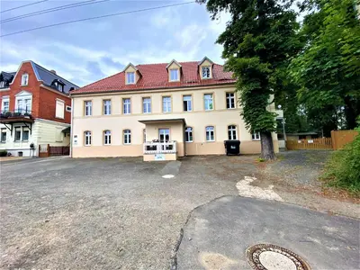 Das Gebäude in dem sich die Ferienwohnung befindet