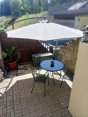 Ein Patio oder anderer Außenbereich in der Unterkunft Lilienstein