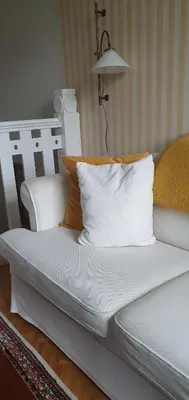 Ein Bett oder Betten in einem Zimmer der Unterkunft Maisonettewohnung in Elbnähe