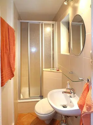Ein Badezimmer in der Unterkunft Ferienhaus Zum Gründel