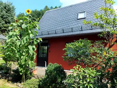 Ein Garten an der Unterkunft Ferienhaus Zum Gründel