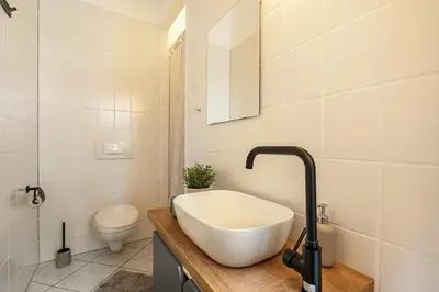 Ein Badezimmer in der Unterkunft Zentrumsnahe Wohnung