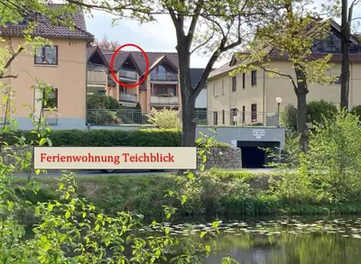 Das Gebäude in dem sich die Ferienwohnung befindet